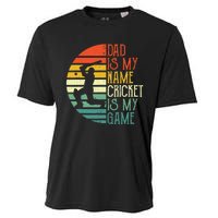 My Favorite Cricket Player Calls Me Dad Cricket Lover Cooling Performance Crew T-Shirt