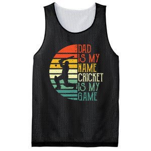 My Favorite Cricket Player Calls Me Dad Cricket Lover Mesh Reversible Basketball Jersey Tank