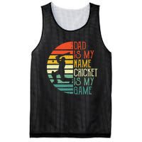 My Favorite Cricket Player Calls Me Dad Cricket Lover Mesh Reversible Basketball Jersey Tank