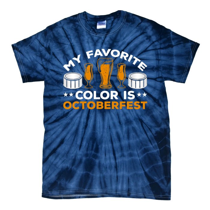 My Favorite Color Is Oktoberfest Tie-Dye T-Shirt