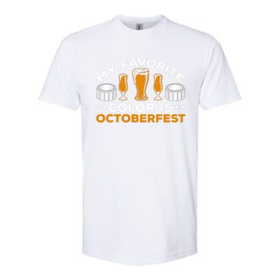 My Favorite Color Is Oktoberfest Softstyle CVC T-Shirt