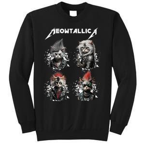 Meowtallica Funny Cat Shirt, Cat Shirt, Music Sweatshirt