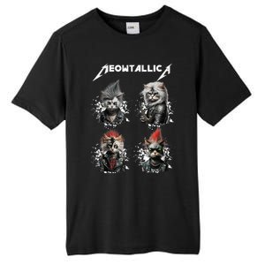 Meowtallica Funny Cat Shirt, Cat Shirt, Music Tall Fusion ChromaSoft Performance T-Shirt