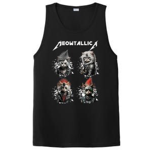 Meowtallica Funny Cat Shirt, Cat Shirt, Music PosiCharge Competitor Tank