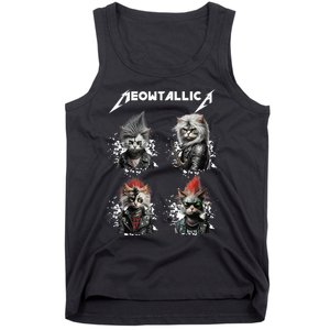 Meowtallica Funny Cat Shirt, Cat Shirt, Music Tank Top