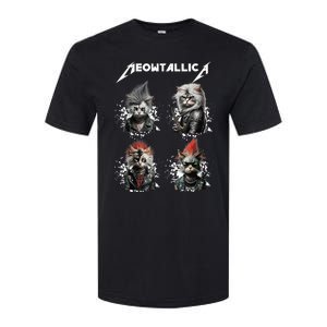 Meowtallica Funny Cat Shirt, Cat Shirt, Music Softstyle CVC T-Shirt