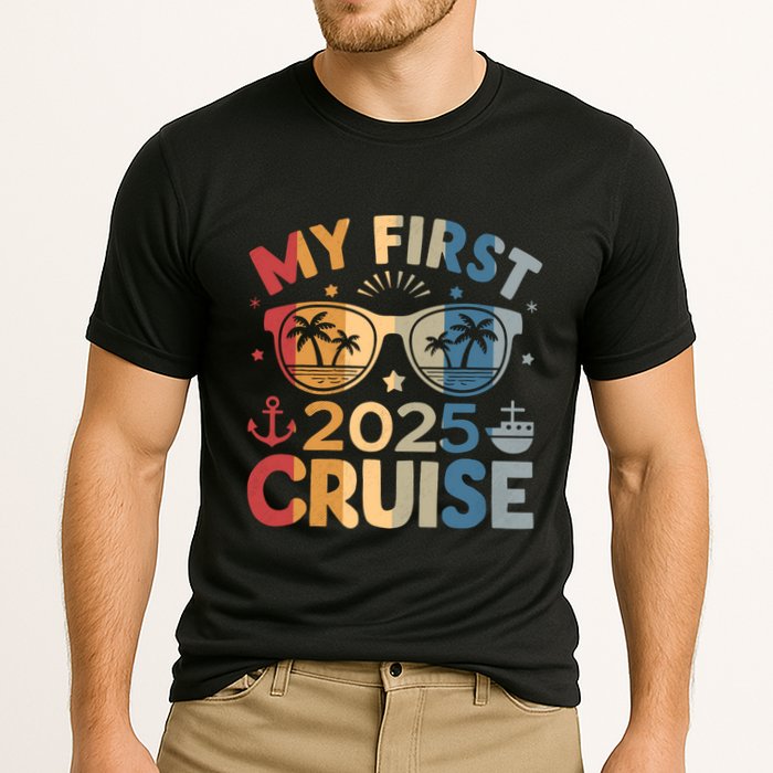 My First Cruise 2025 Vacation Matching Family Cruise Ship Cooling Performance Crew T-Shirt
