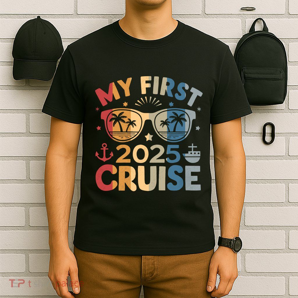 My First Cruise 2025 Vacation Matching Family Cruise Ship T-Shirt