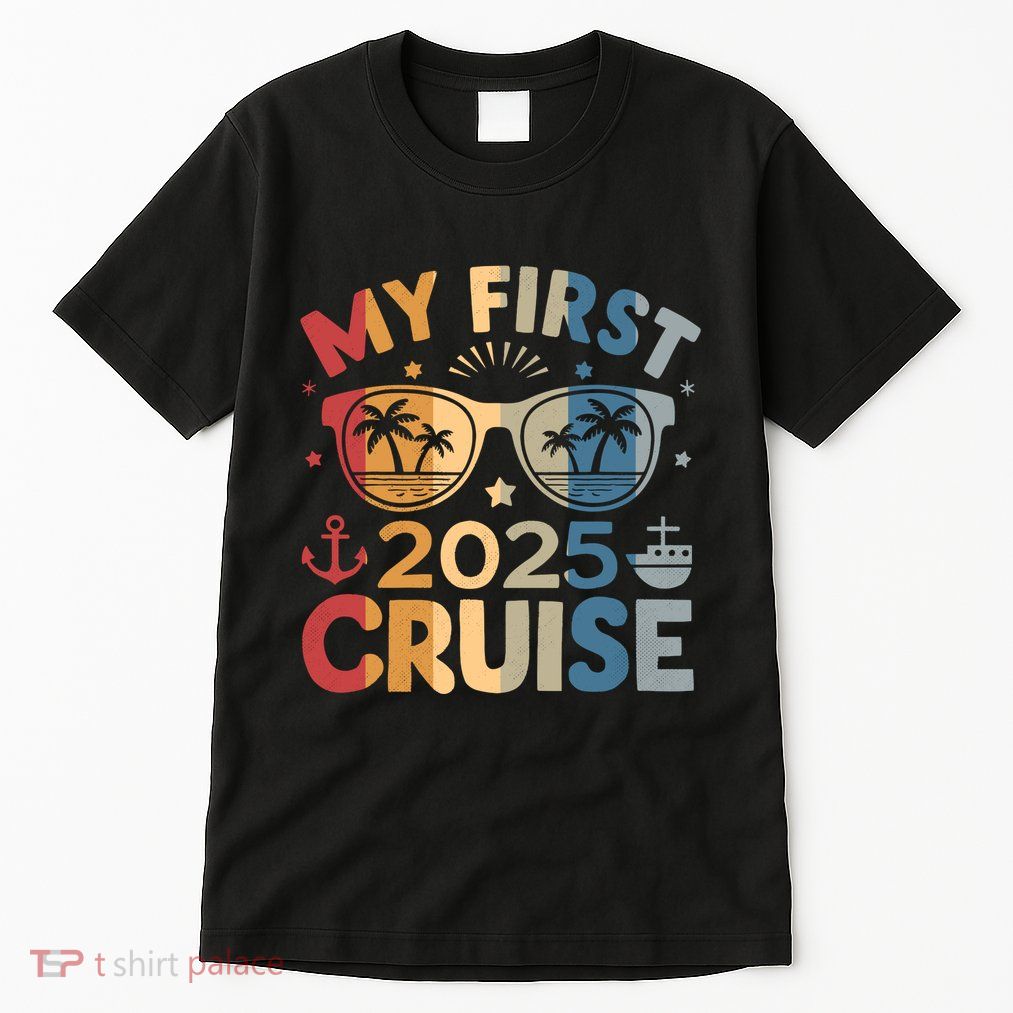 My First Cruise 2025 Vacation Matching Family Cruise Ship Tall T-Shirt