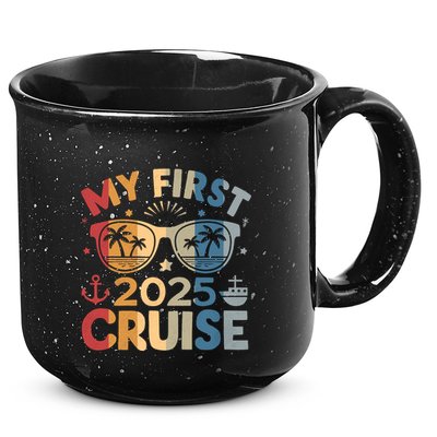 My First Cruise 2025 Vacation Matching Family Cruise Ship 15oz Campfire Ceramic Mug