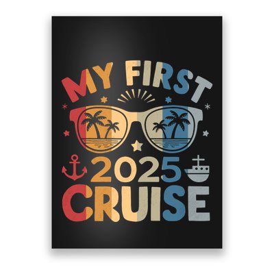 My First Cruise 2025 Vacation Matching Family Cruise Ship Poster