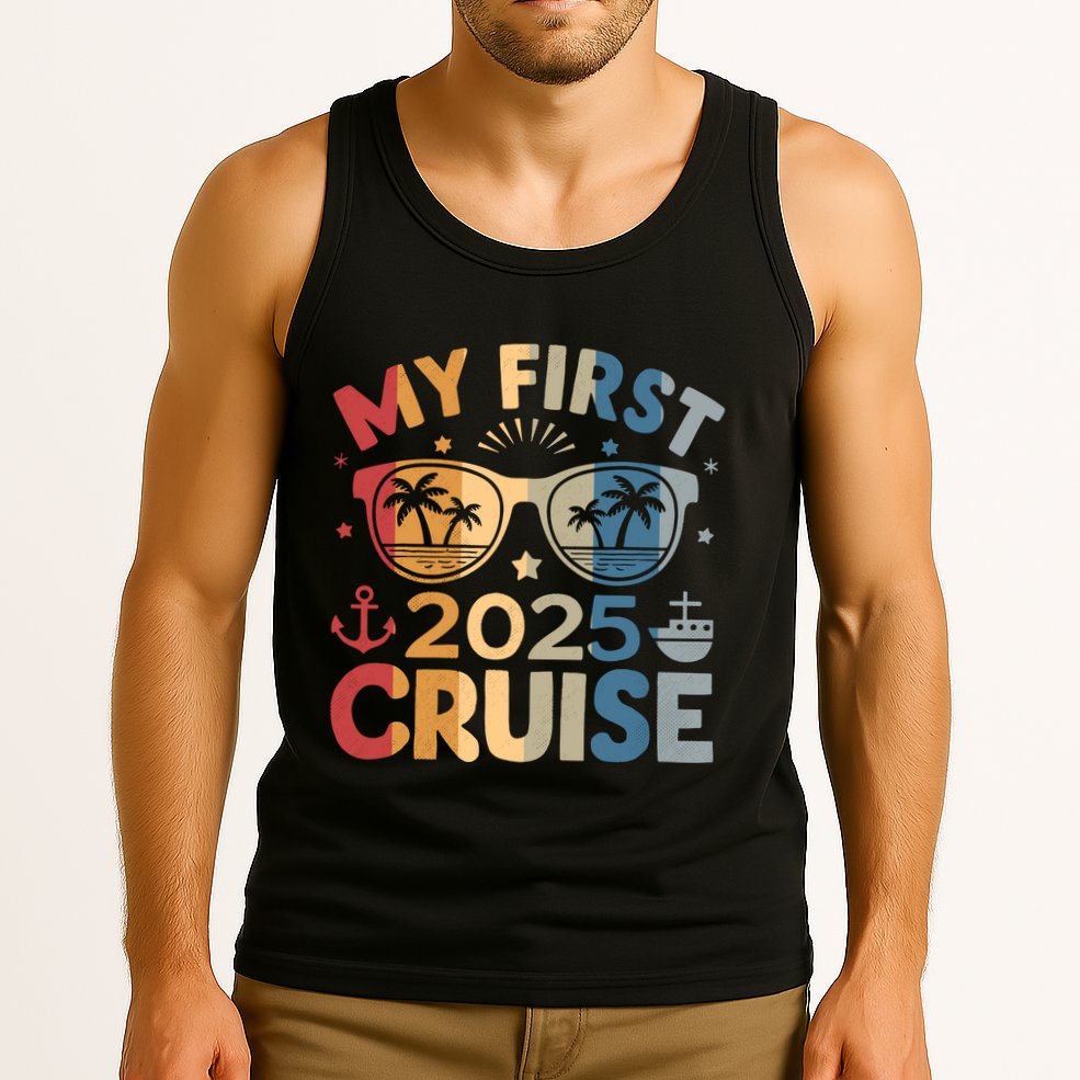 My First Cruise 2025 Vacation Matching Family Cruise Ship Tank Top