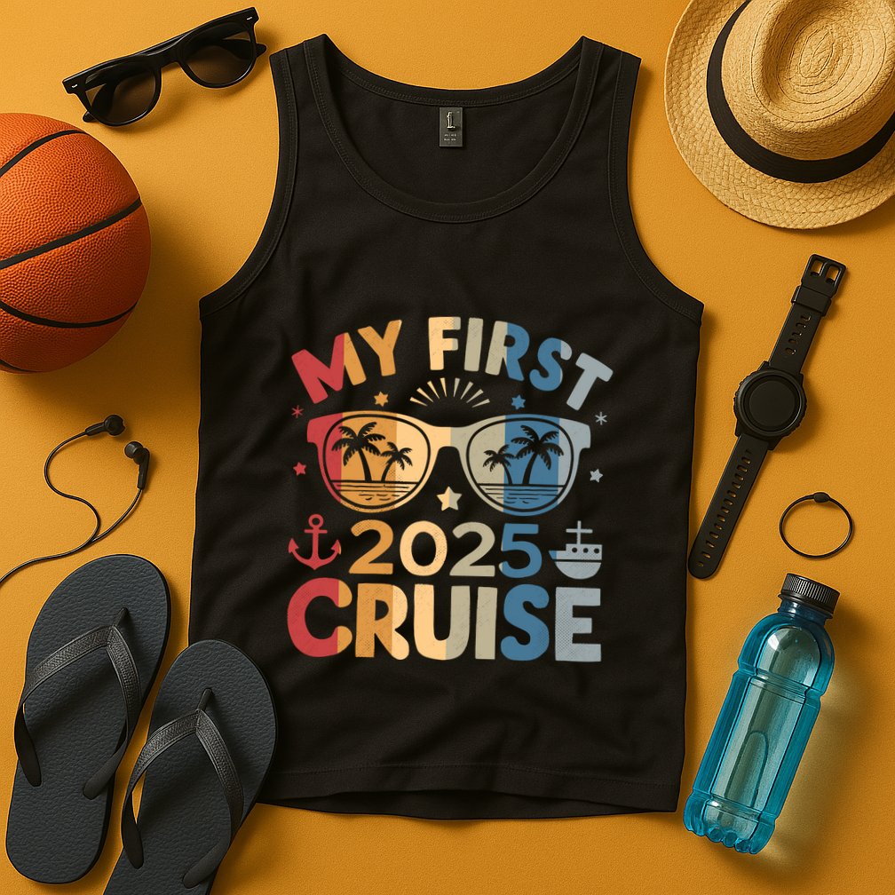 My First Cruise 2025 Vacation Matching Family Cruise Ship Tank Top