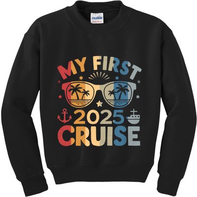 My First Cruise 2025 Vacation Matching Family Cruise Ship Kids Sweatshirt