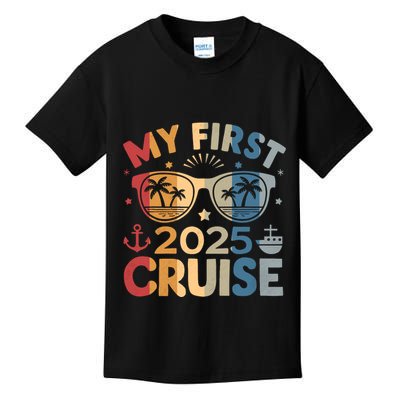 My First Cruise 2025 Vacation Matching Family Cruise Ship Kids T-Shirt