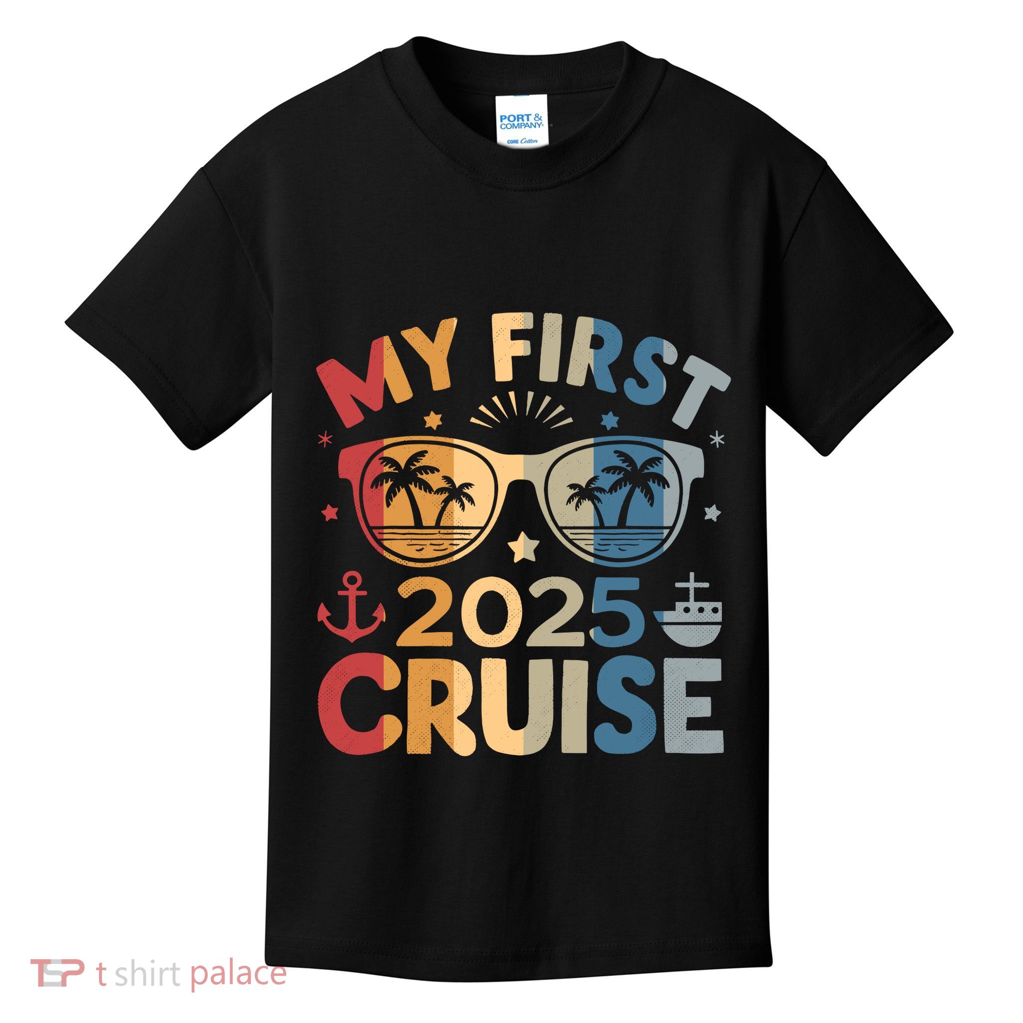 My First Cruise 2025 Vacation Matching Family Cruise Ship Kids T-Shirt