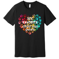 My favorite child has paws Premium T-Shirt