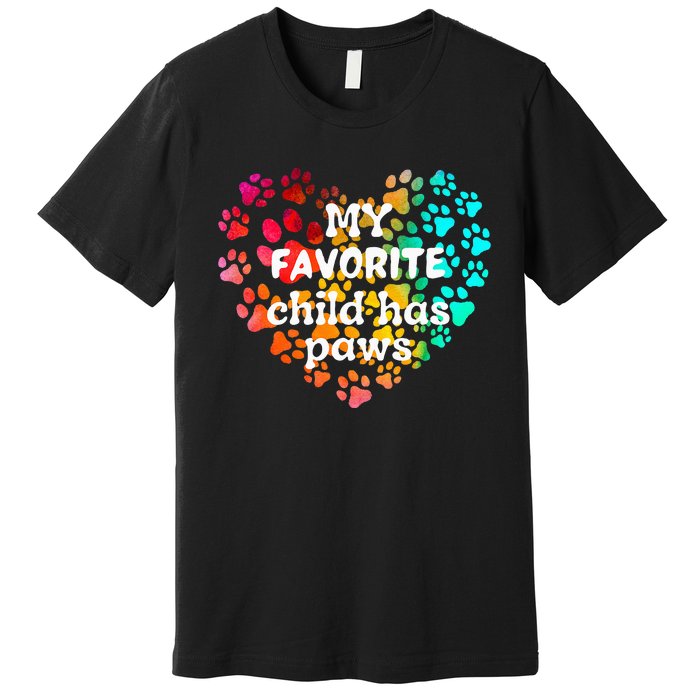 My favorite child has paws Premium T-Shirt