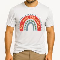 My First Christmas Cute Rainbow Holiday Cooling Performance Crew T-Shirt