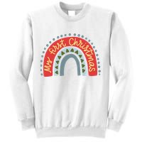My First Christmas Cute Rainbow Holiday Sweatshirt