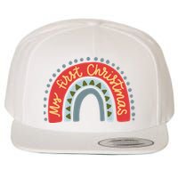 My First Christmas Cute Rainbow Holiday Wool Snapback Cap