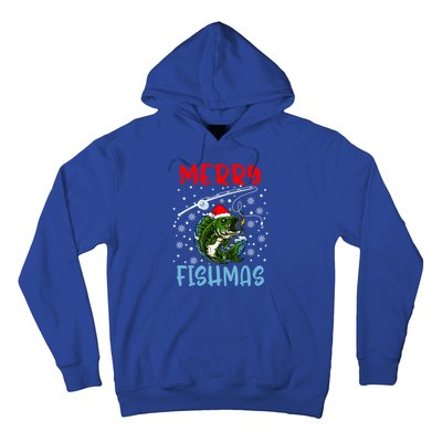 Merry Fishmas Christmas Fishing Holiday Gift Hoodie