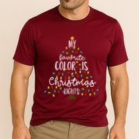 My Favorite Color Is Christmas Lights Performance Shirt