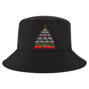 Merry Fishmas Christmas Tree Fishing Lover Funny Gift Cool Comfort Performance Bucket Hat