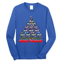 Merry Fishmas Christmas Tree Fishing Lover Funny Gift Long Sleeve Shirt