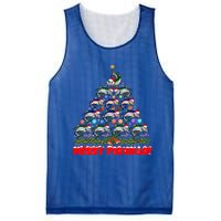 Merry Fishmas Christmas Tree Fishing Lover Funny Gift Mesh Reversible Basketball Jersey Tank