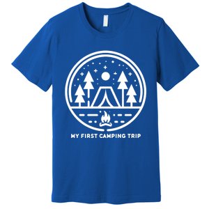 My First Camping Trip Gift Premium T-Shirt