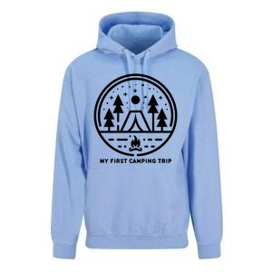 My First Camping Trip Gift Unisex Surf Hoodie