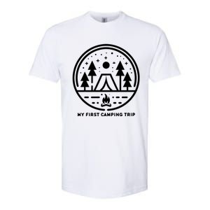 My First Camping Trip Gift Softstyle CVC T-Shirt