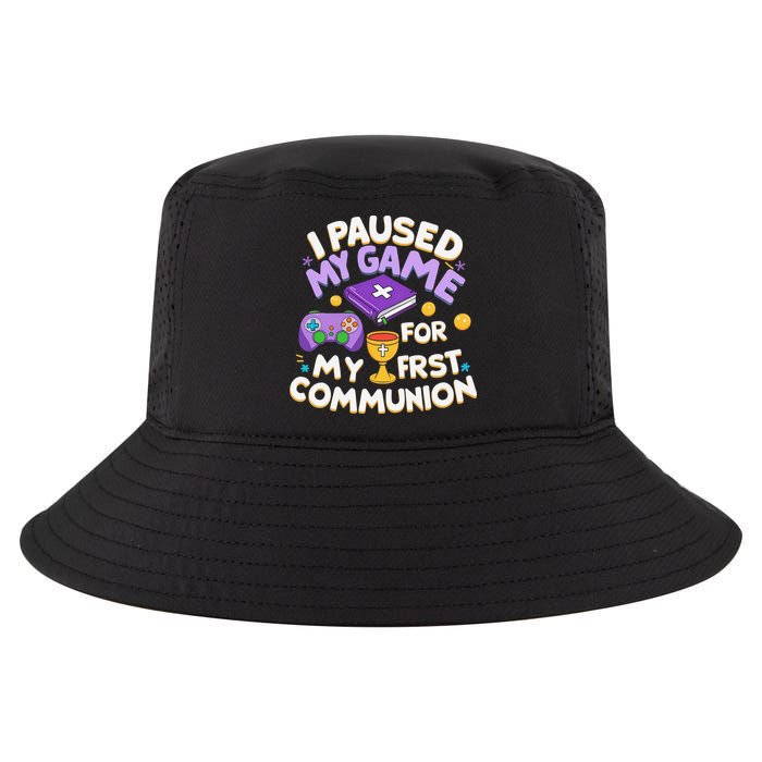 My First Communion Video Game Controller Cool Comfort Performance Bucket Hat