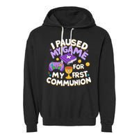My First Communion Video Game Controller Garment-Dyed Fleece Hoodie