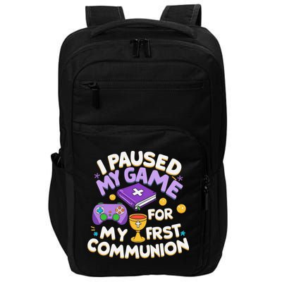 My First Communion Video Game Controller Impact Tech Backpack