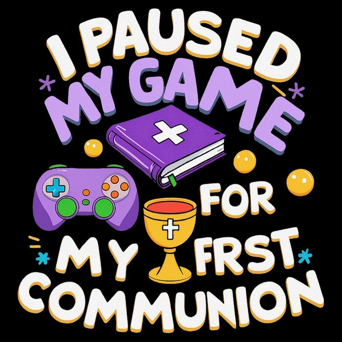 My First Communion Video Game Controller Impact Tech Backpack