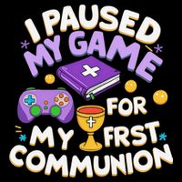 My First Communion Video Game Controller Backpack