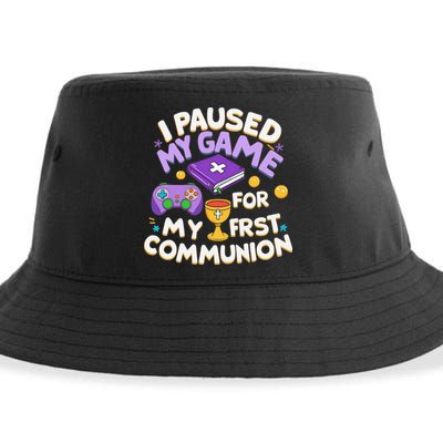 My First Communion Video Game Controller Sustainable Bucket Hat