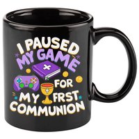 My First Communion Video Game Controller 11oz C Handle Ceramic Mug