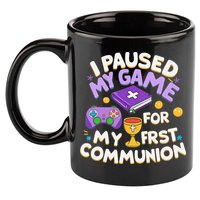 My First Communion Video Game Controller 11oz C Handle Ceramic Mug
