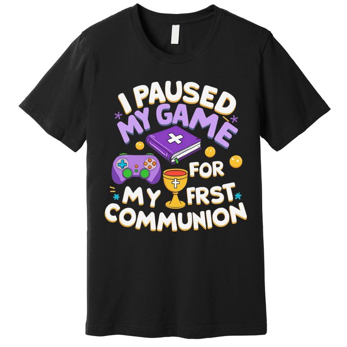 My First Communion Video Game Controller Premium T-Shirt