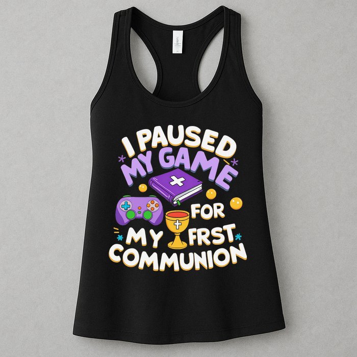 My First Communion Video Game Controller Womens Tank Top