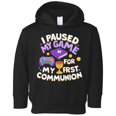 My First Communion Video Game Controller Toddler Hoodie