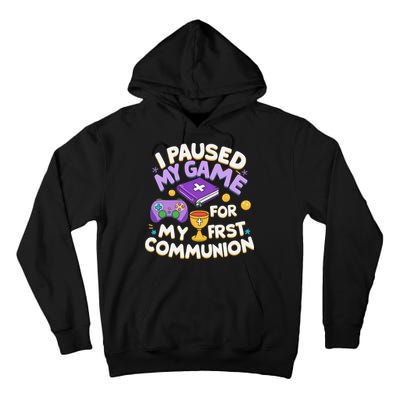 My First Communion Video Game Controller Tall Hoodie