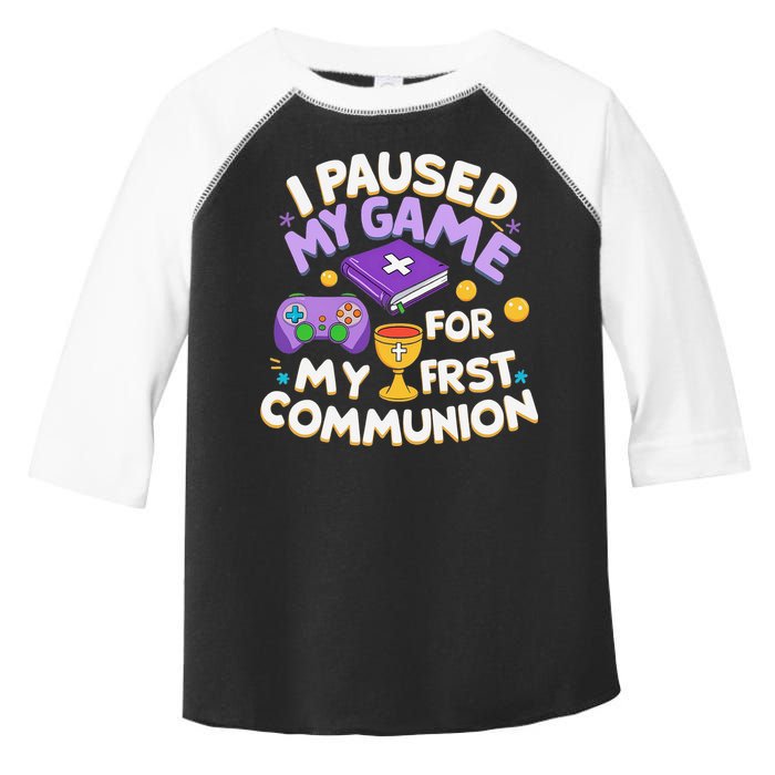 My First Communion Video Game Controller Toddler Fine Jersey T-Shirt