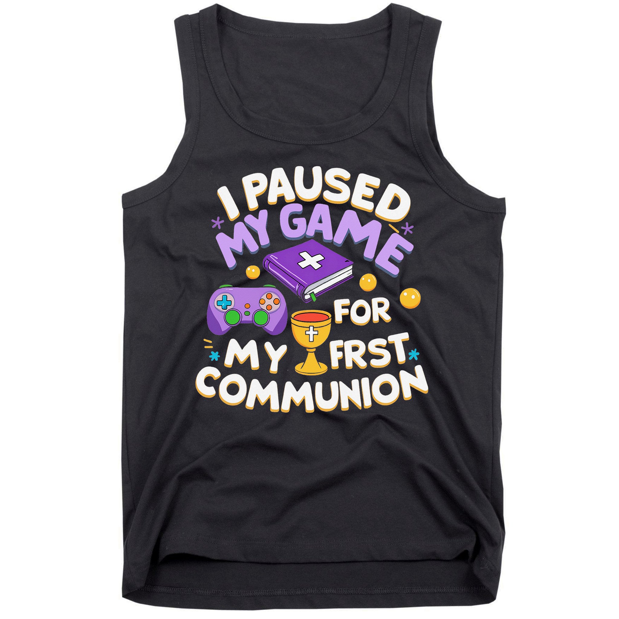 My First Communion Video Game Controller Tank Top