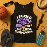 My First Communion Video Game Controller Tank Top