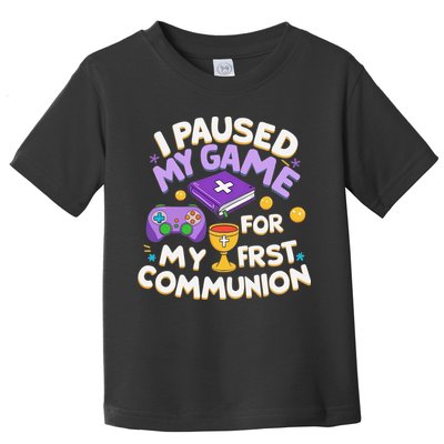 My First Communion Video Game Controller Toddler T-Shirt