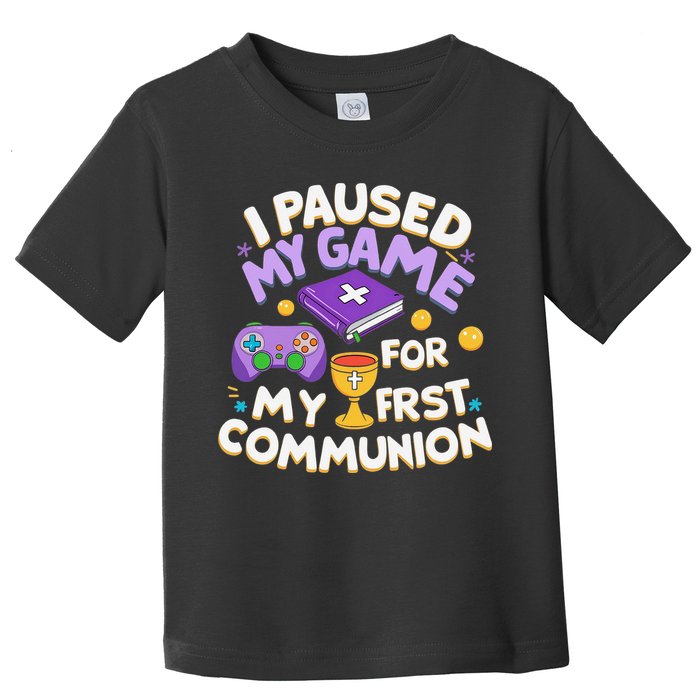 My First Communion Video Game Controller Toddler T-Shirt